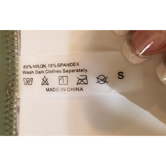 Tempt Me - Women’s Olive Green 2 Piece Bikini Swim Suit Swimwear Bathing SZ Sm - Picture 9 of 11